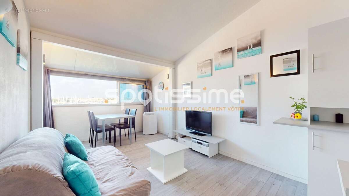 CAP D'AGDE  ÎLE DES PÊCHEURS  Studio cabine dernier étage avec vue panoramique - photo 13