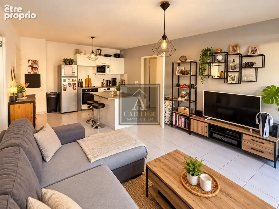 Appartement T3 avec terrasse et stationnement - photo 3