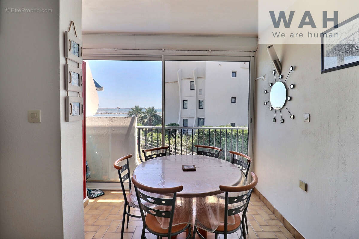 Vente studio cabine vue mer - 30 m2 - la grande motte - 34280 - photo 4