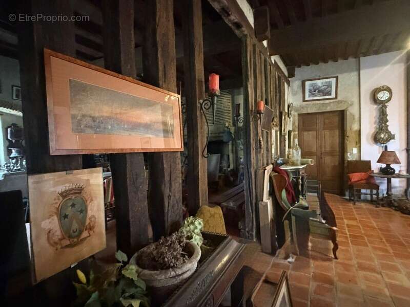 MARCIAC(32): ancienne SEIGNEURIE avec BEAU CHATEAU XIV sur 3,5ha, cachée, au bout du chemin, sans voisin, en campagne, 500m2 hab - photo 32