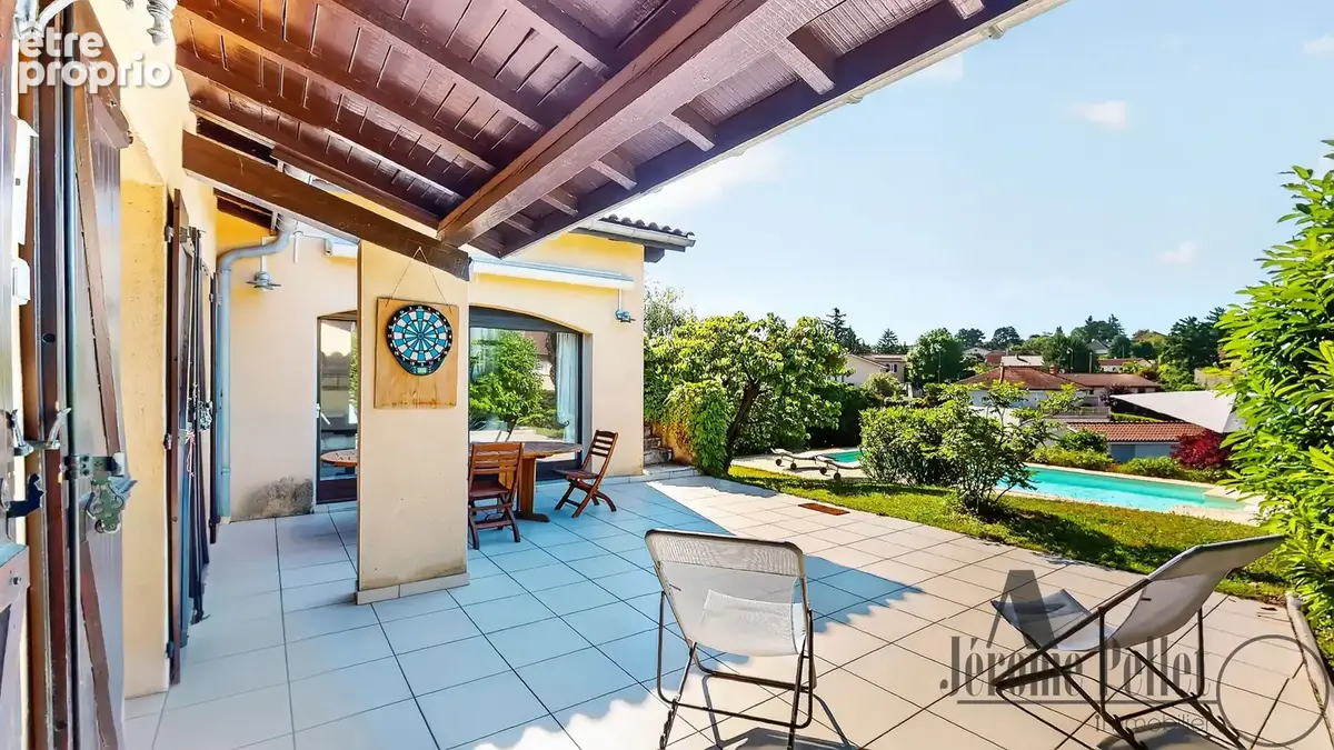 TERNAY   Maison familiale avec piscine chauffée et vue dégagée entre Lyon et Vienne - photo 4