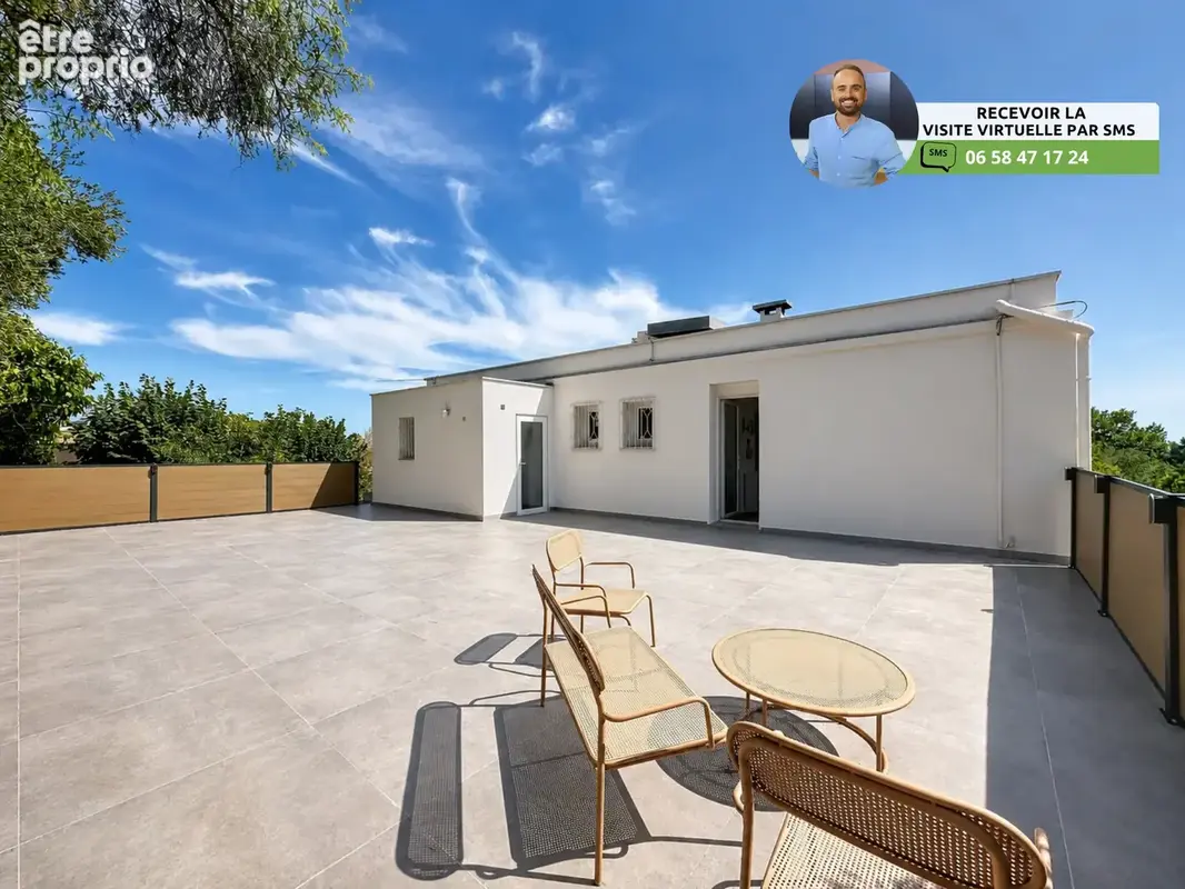 Appartement 4P haut de villa à vendre à Plascassier (06130) - photo 4