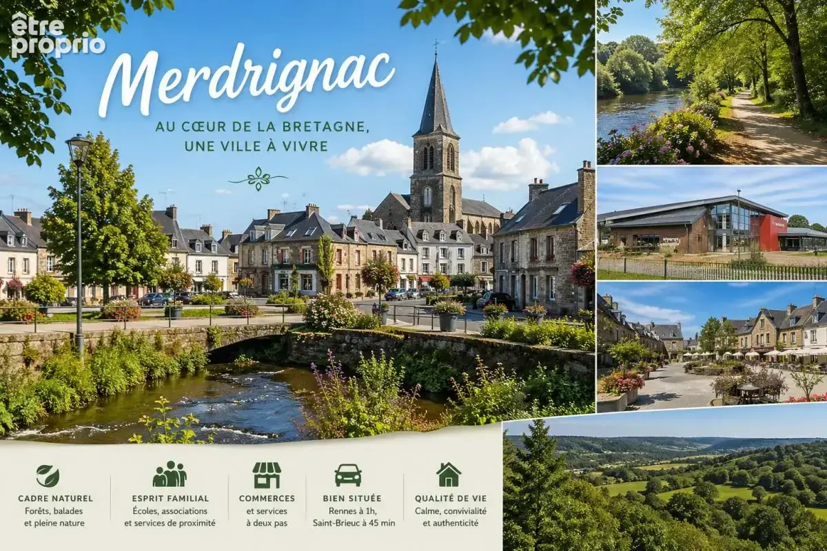 Terrain à MERDRIGNAC