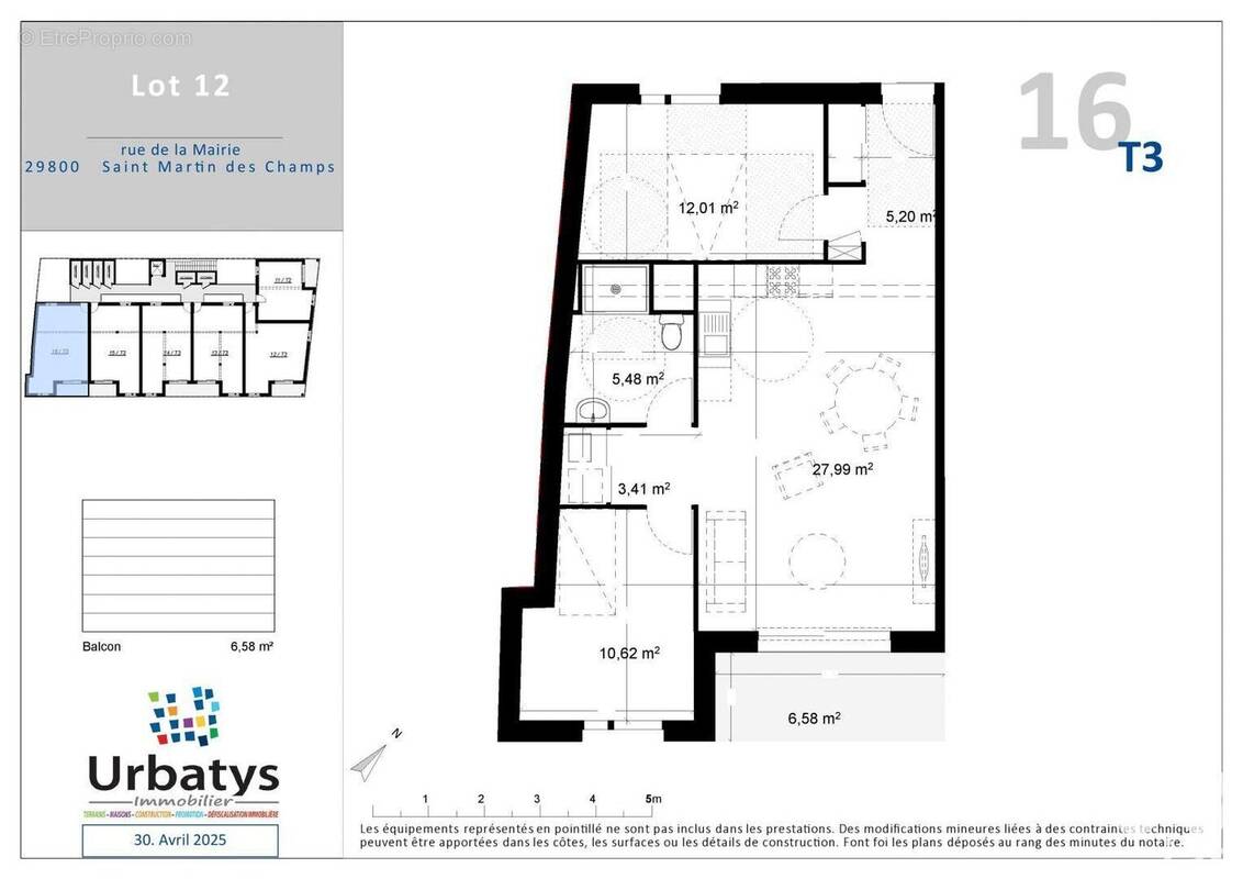 Photo 1 - Appartement à SAINT-MARTIN-DES-CHAMPS
