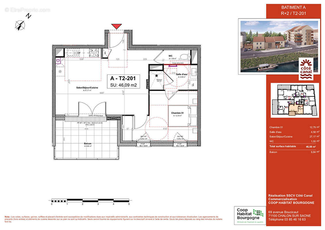 Appartement 2 pièces avec terrasse et parking - photo 6