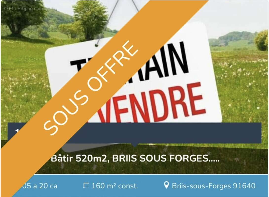 Terrain à BRIIS-SOUS-FORGES