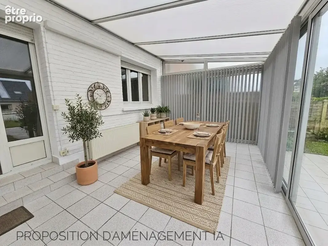 Delory - maison 100 m2 hab - 3 chambres - jardin - 3 garages - sous-sol - photo 7
