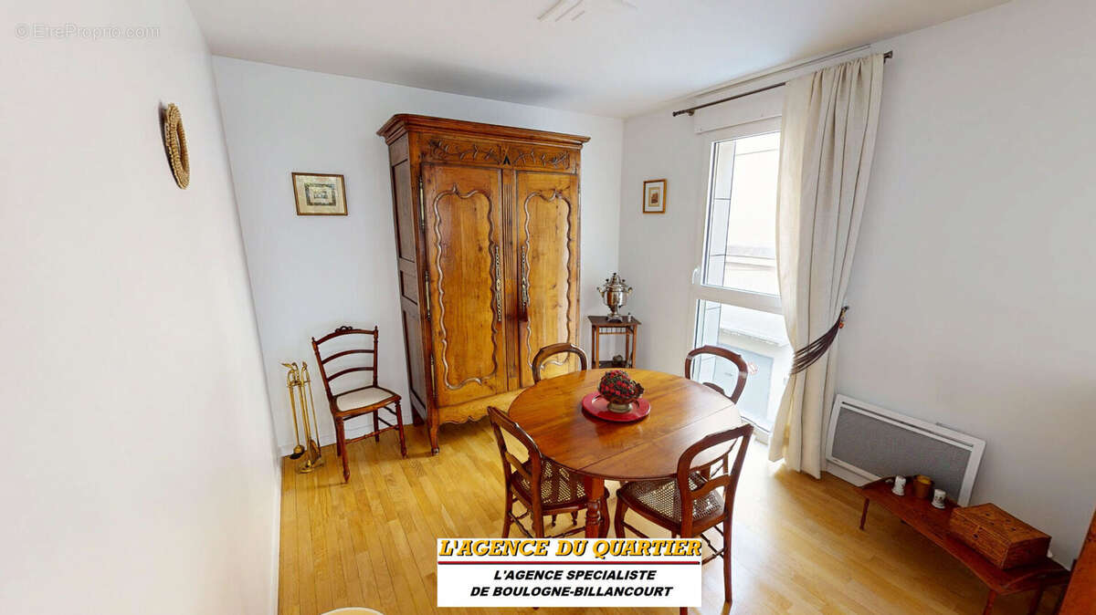 Appartement à BOULOGNE-BILLANCOURT