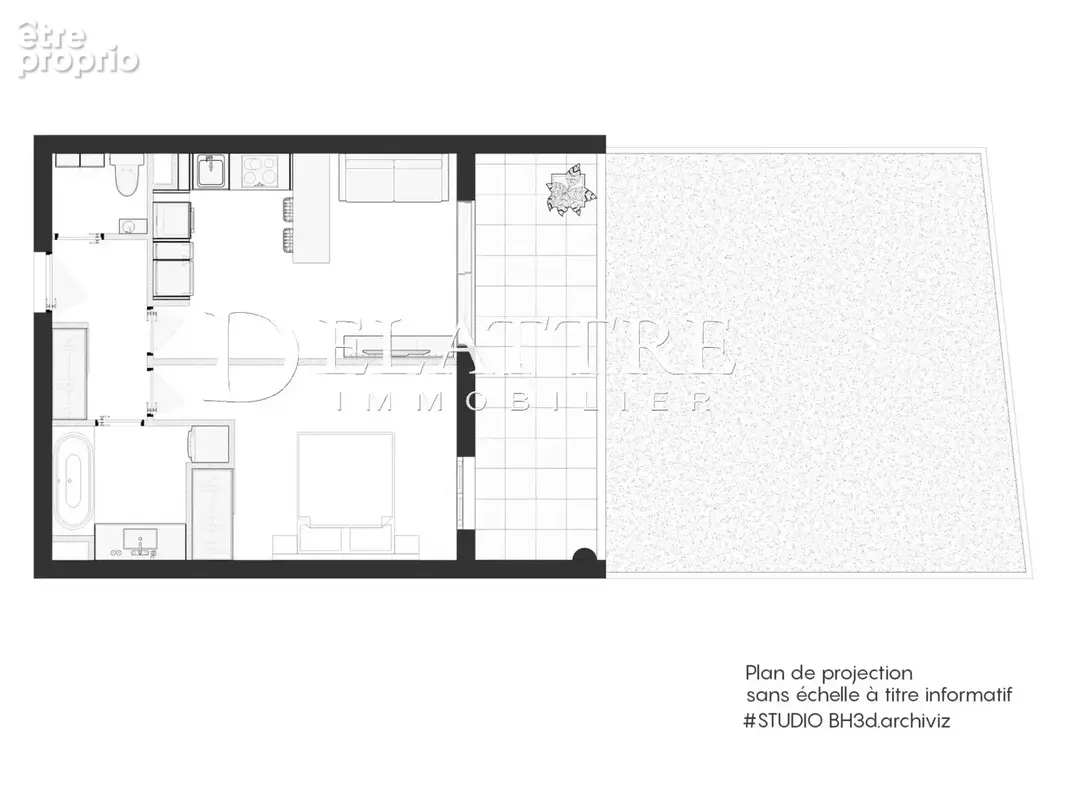 2 pièces rez-de-jardin avec piscine, garage et vue verdure - photo 4