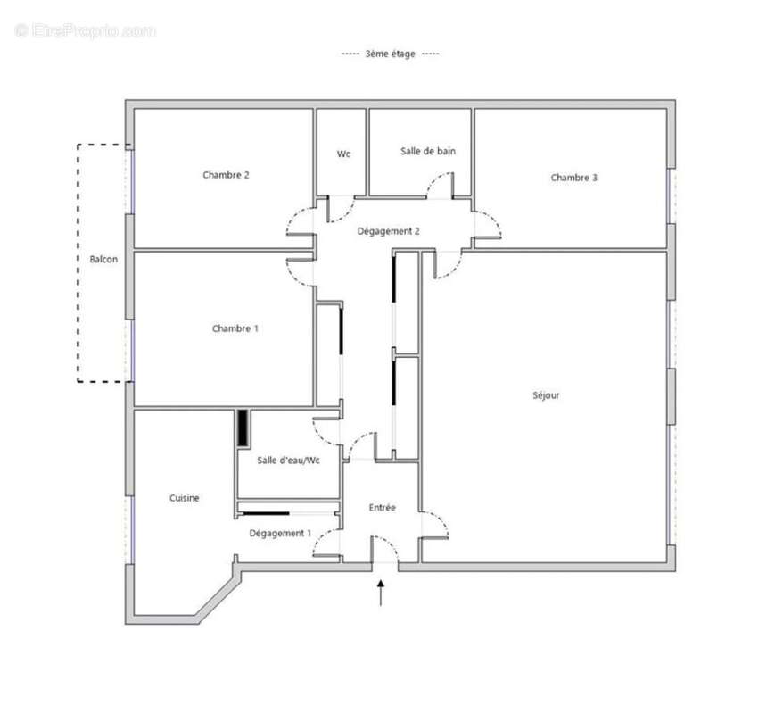 Appartement à PARIS-13E