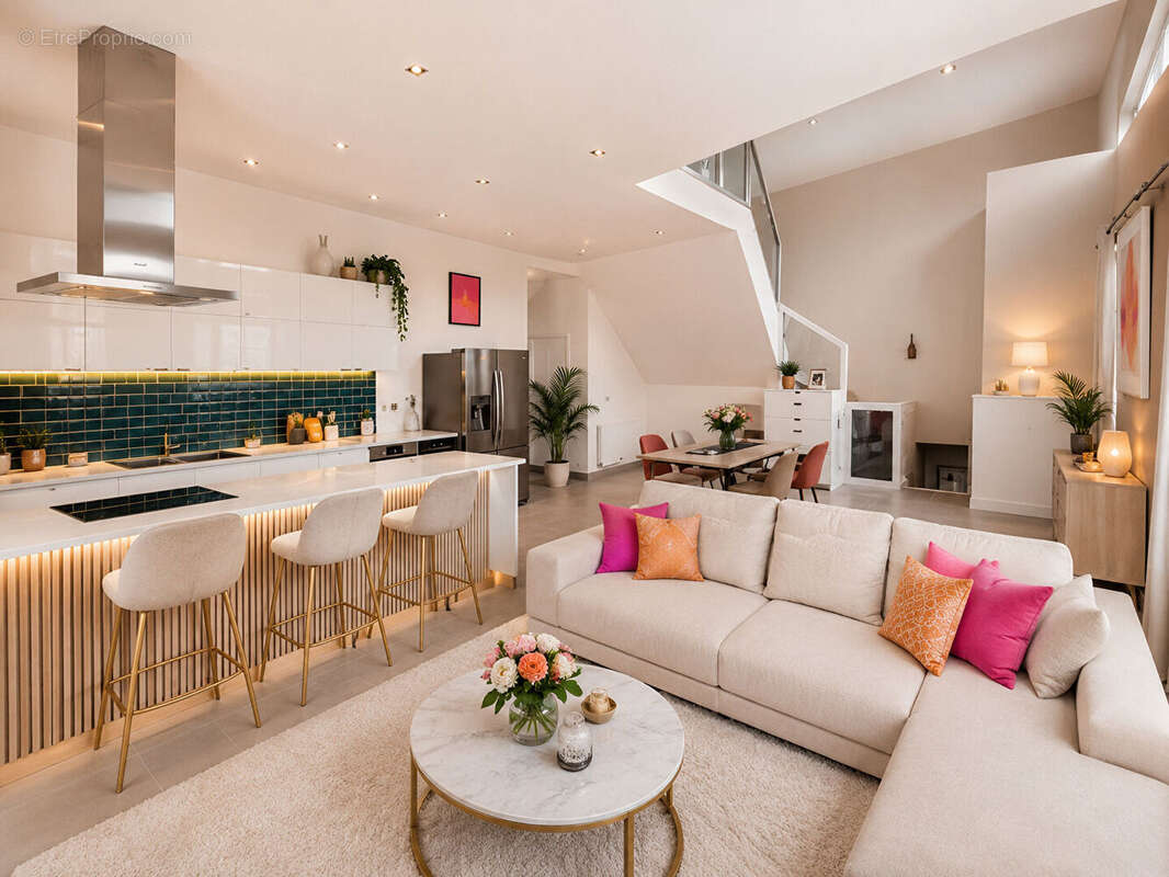 LOFT ATYPIQUE 117 m² Centre-ville Champigny - photo 2