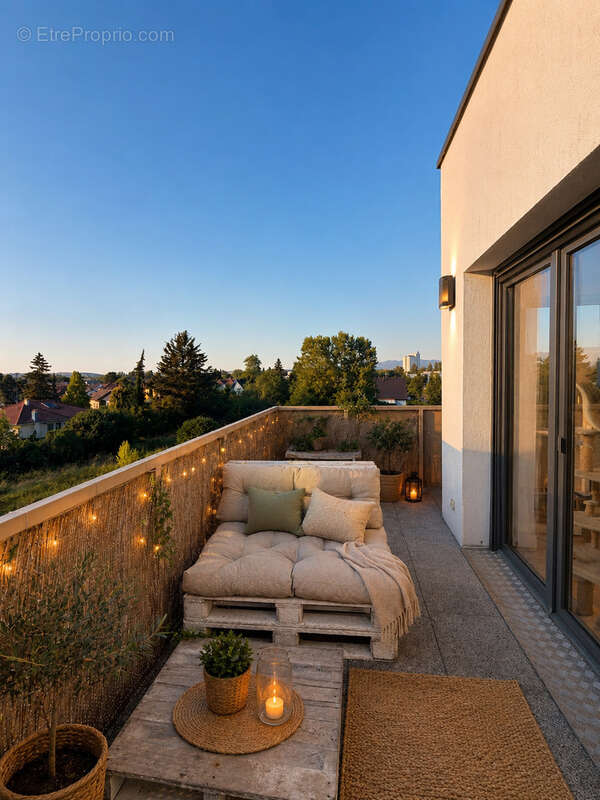 Appartement F3 de 61 m2 en attique - photo 2