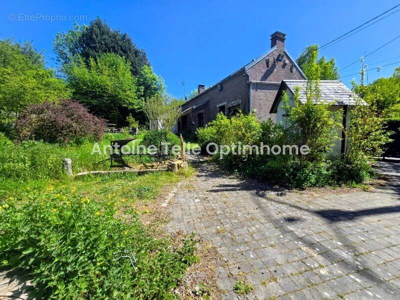 Bazuel / Le Cateau 59360 - Longère individuelle de campagne avec chalet, sauna, jardin arboré & étang sur 5265m² - photo 10