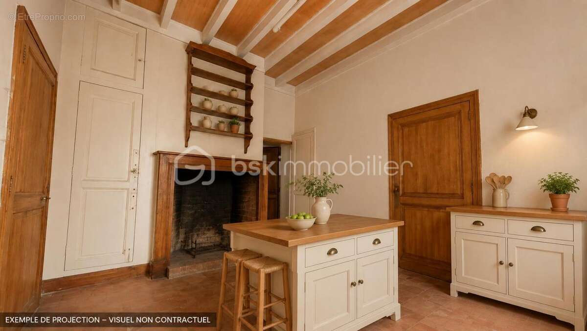 CAUDECOSTE – Maison de bourg T4 à rénover avec garage et patio - photo 4