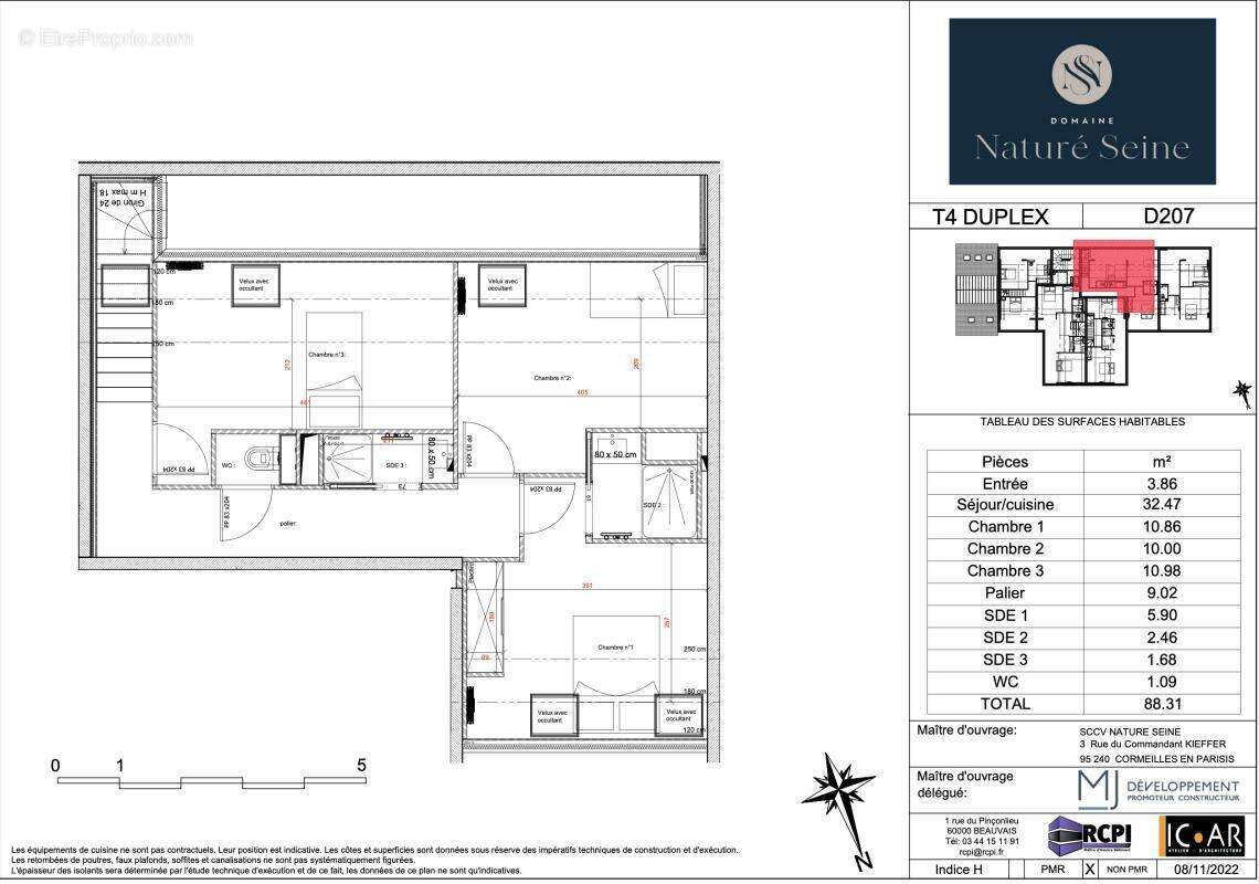 Appartement à CORMEILLES-EN-PARISIS
