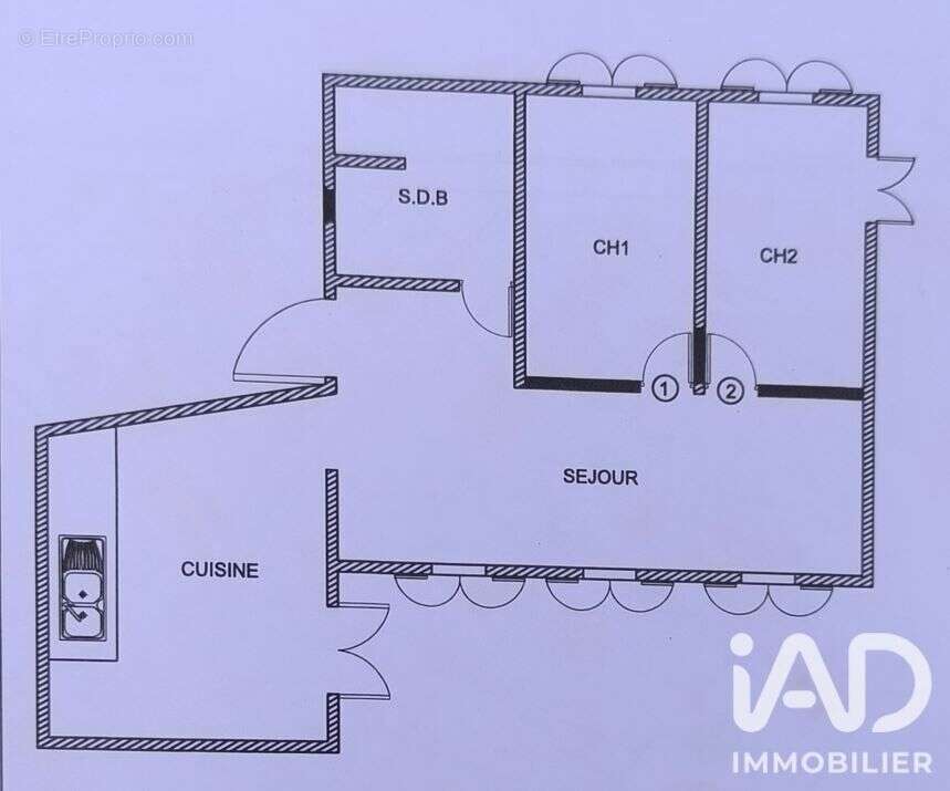 Maison 72 m² à Petite-Ile  - photo 7