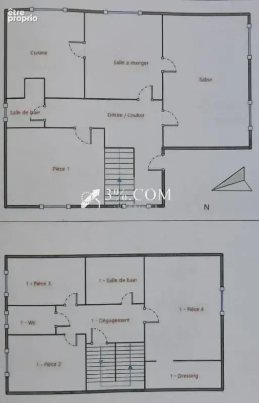 3%.com immobilier MAISON 6 Pièces et terrain de 678m2 à MOTH - photo 6