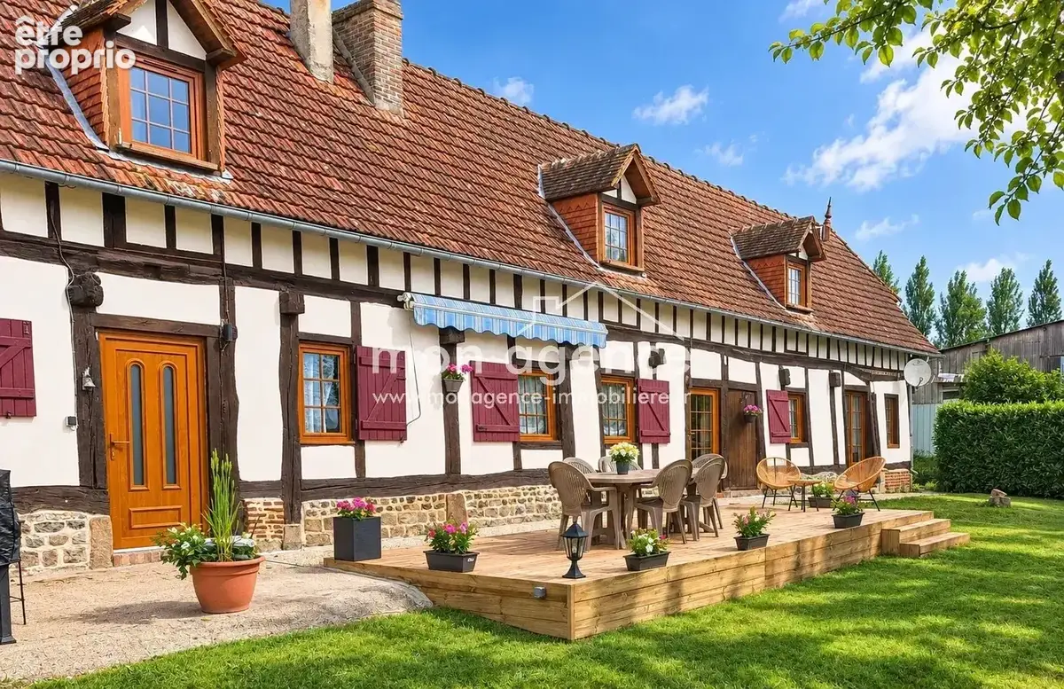 Longère de caractère – 155 m² – Terrain de 1 025 m² - photo 2