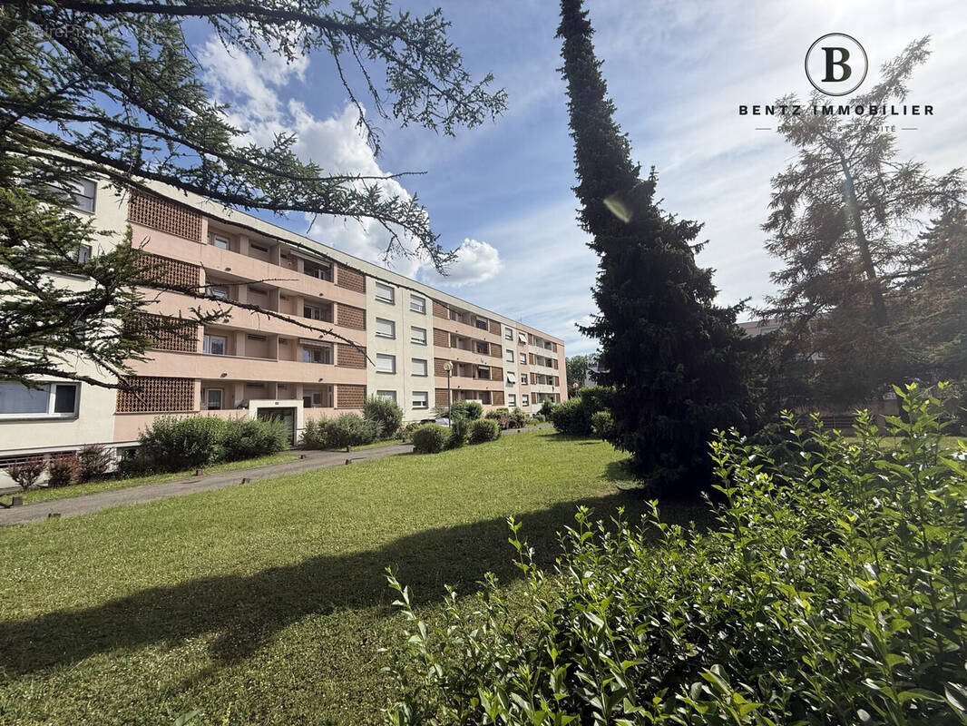 Parc clos de la copropriété  - Appartement à STRASBOURG