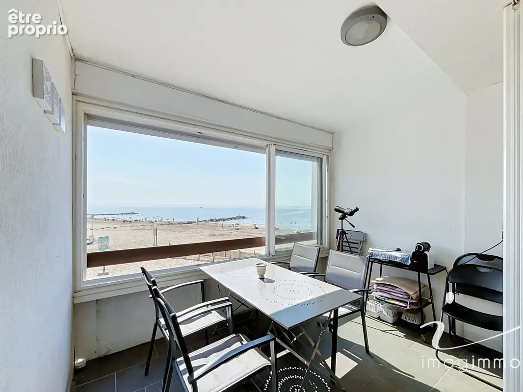 Carnon plage duplex f2 cabine garage premiere ligne - photo 2