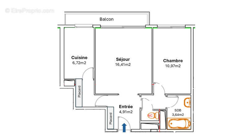 Appartement à MONTROUGE