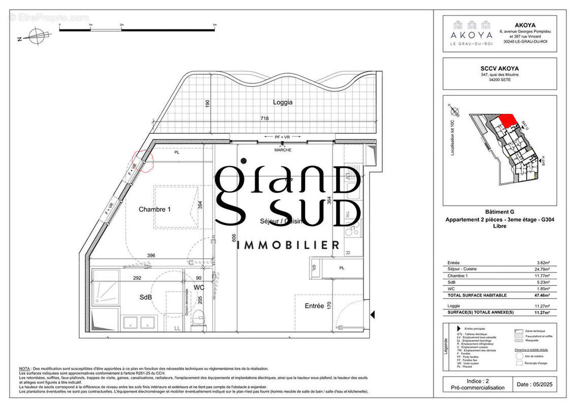 Appartement à LE GRAU-DU-ROI