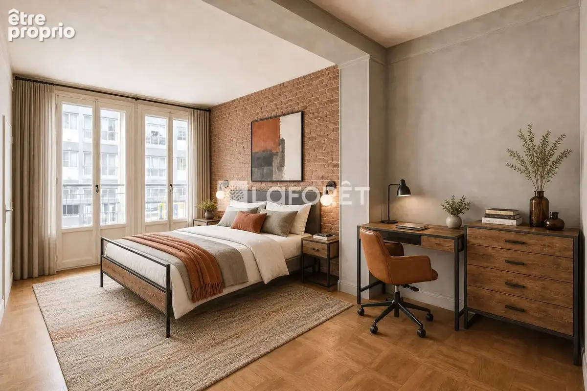 Paris 15e - George Brassens  Appartement de 75 m² au fort potentiel, esprit loft industriel - photo 3