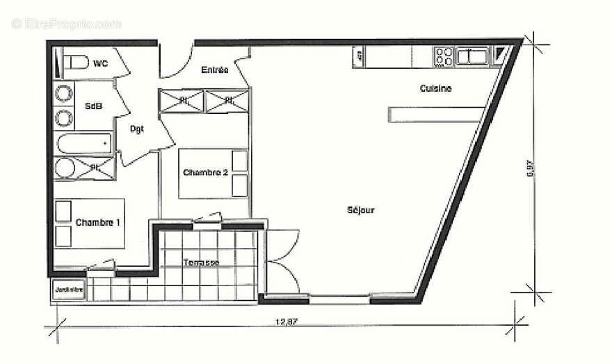 EXCLUSIVITE - Appartement T3 JARDIN BOTANIQUE - Entièrement rénové - photo 10