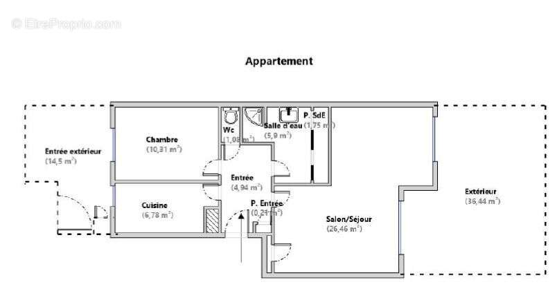 Appartement à VILLENEUVE-LOUBET