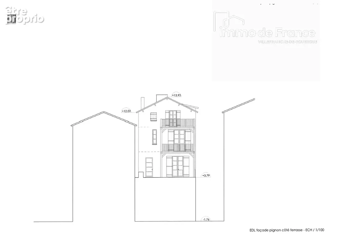 Immeuble de 280 m² avec local commercial et caves - photo 12