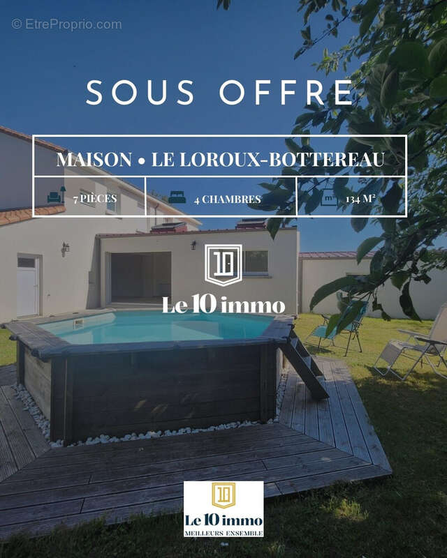 Maison à LE LOROUX-BOTTEREAU