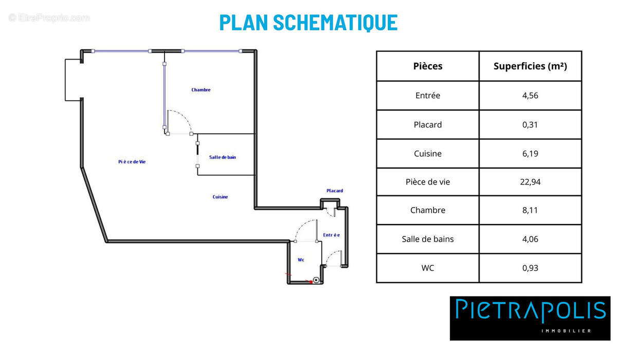 Appartement 47 m² à Villeurbanne  - photo 8