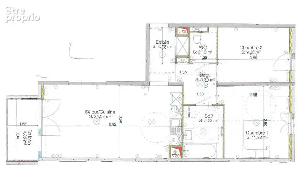 Appartement à TOURS