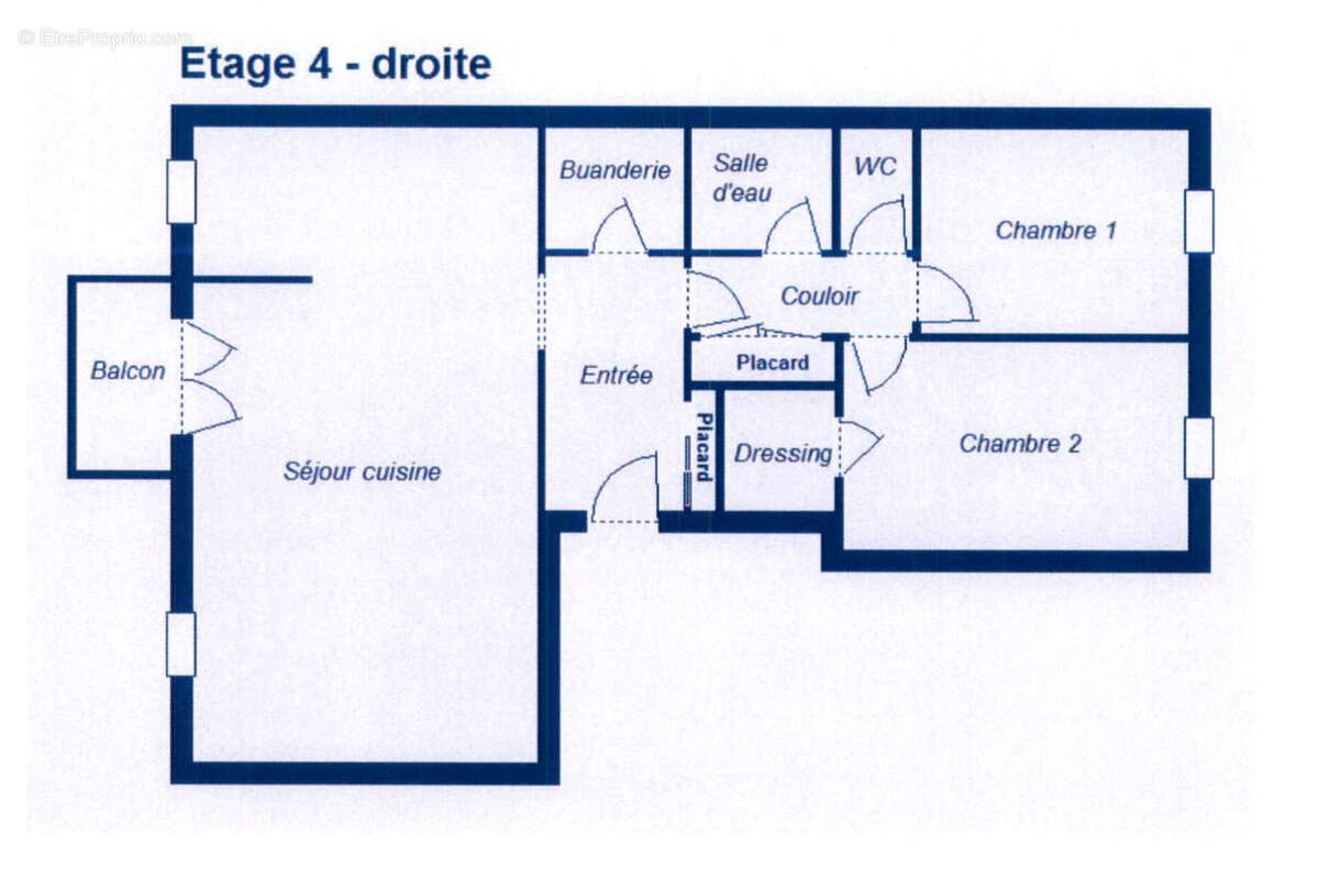 Appartement type 3 de 71 m2 avec balcon et places de parking - photo 12