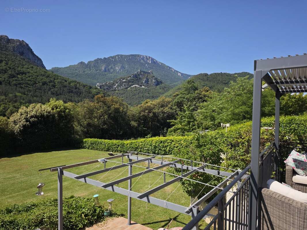 Villa  avec piscine, vue panoramique sur les montagnes et le Château de Puilaurens - photo 14
