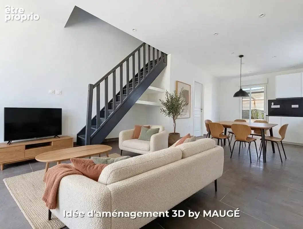Maison duplex - 2 chambres - Terrasse - Cour - Stationnements - photo 2