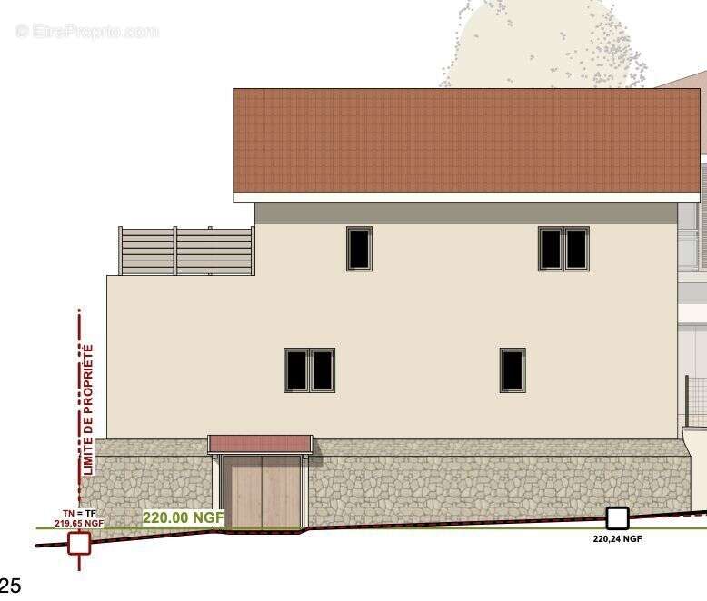Appartement à FRONTONAS