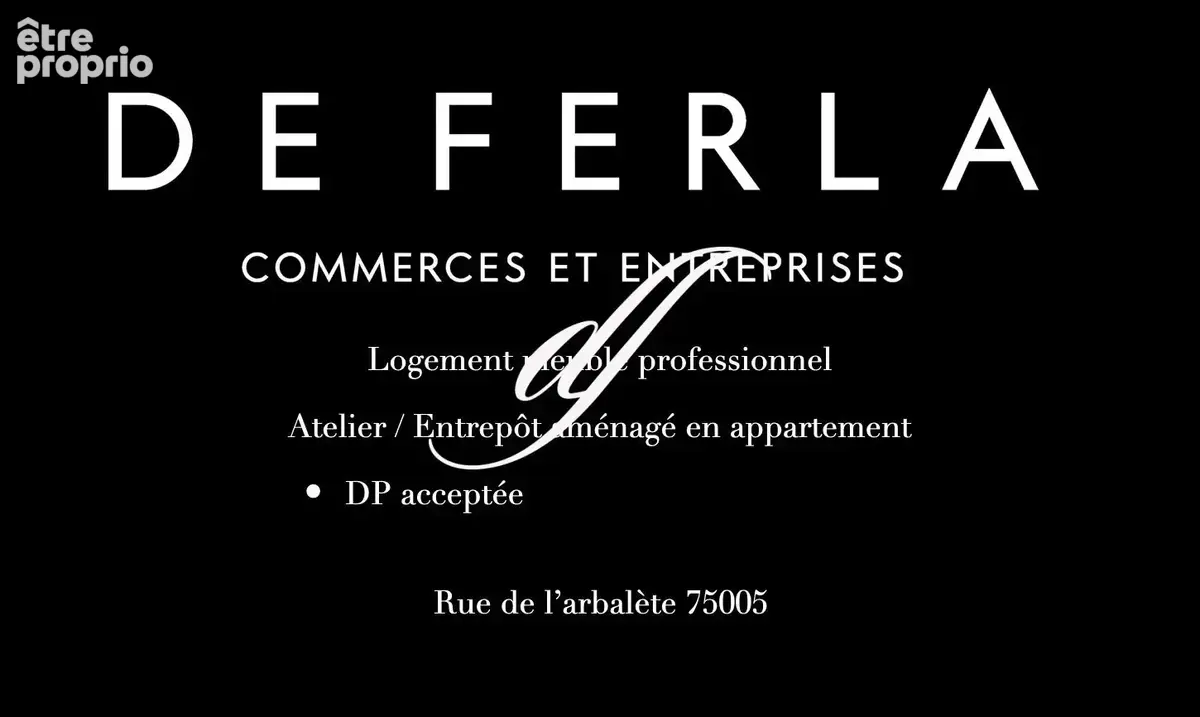 Photo Commerce à Paris-5e au prix de 450 000€