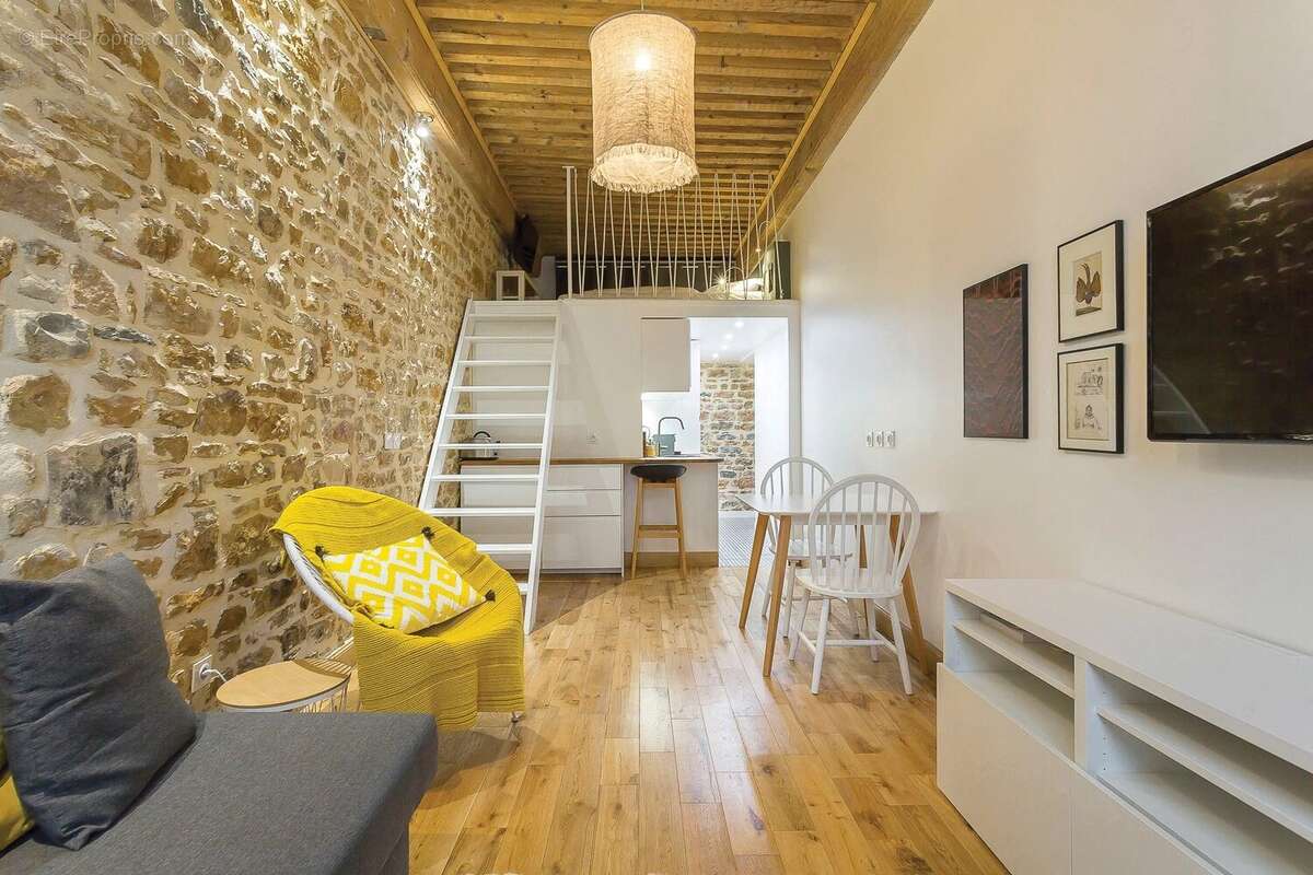 T1 Bis esprit loft rénové quartier Ainay - photo 2