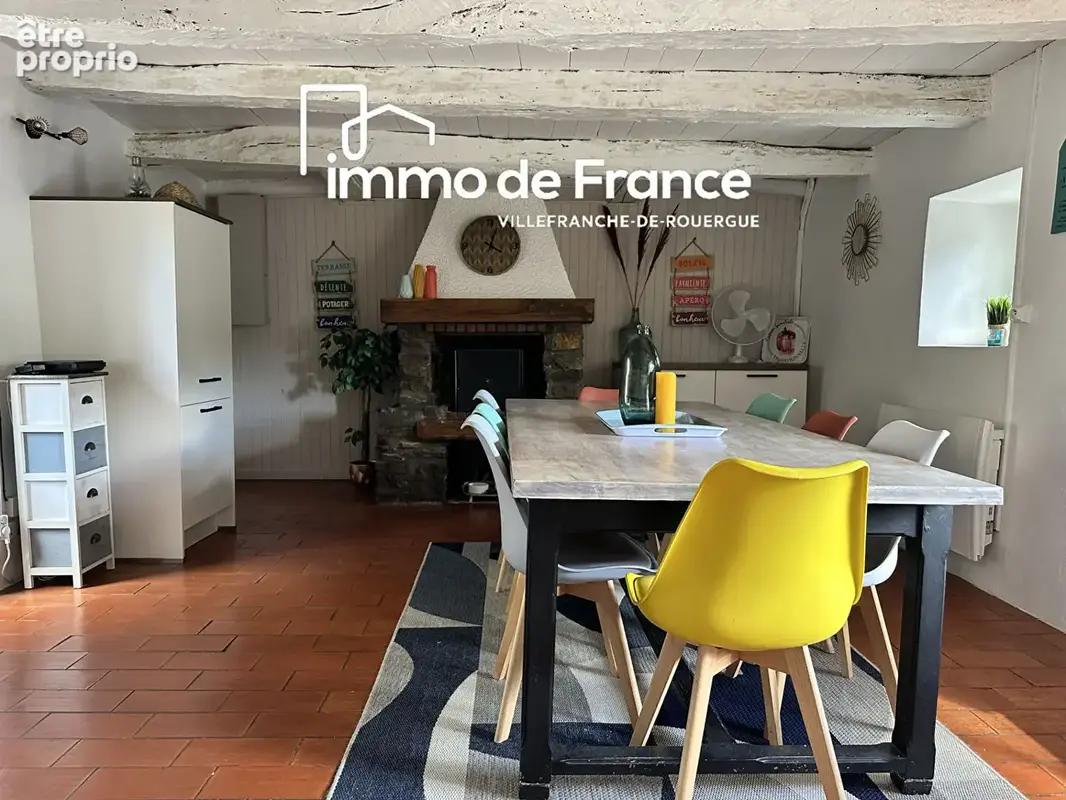 Villefranche de Rouergue, maison en pierre 2 chambres 69 m2 - photo 7