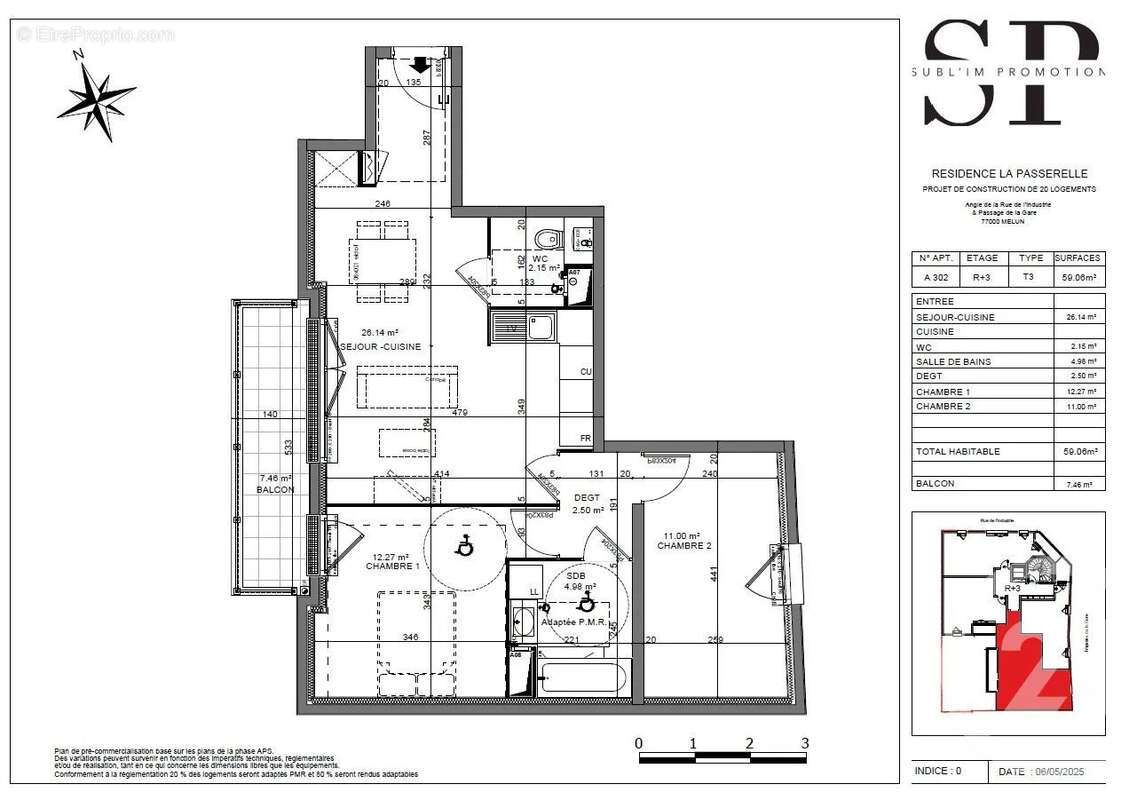 Appartement à MELUN