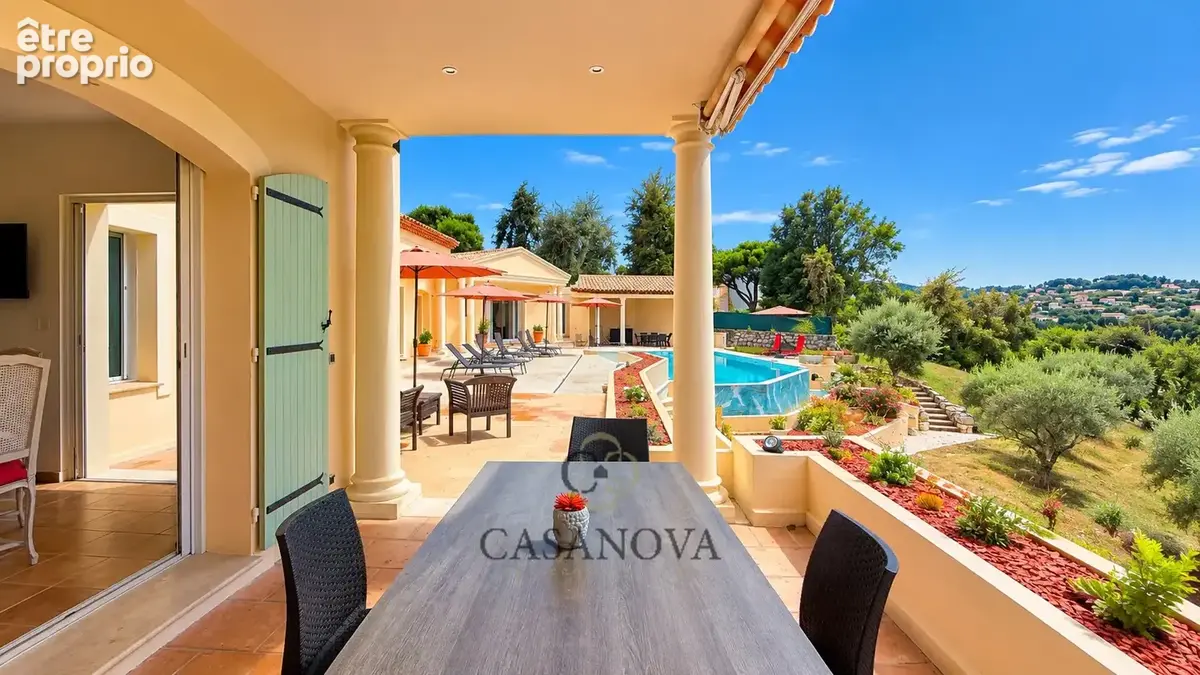 Villa de 314 m² avec piscine à débordement et vue panoramique à Châteauneuf-Grasse - photo 13