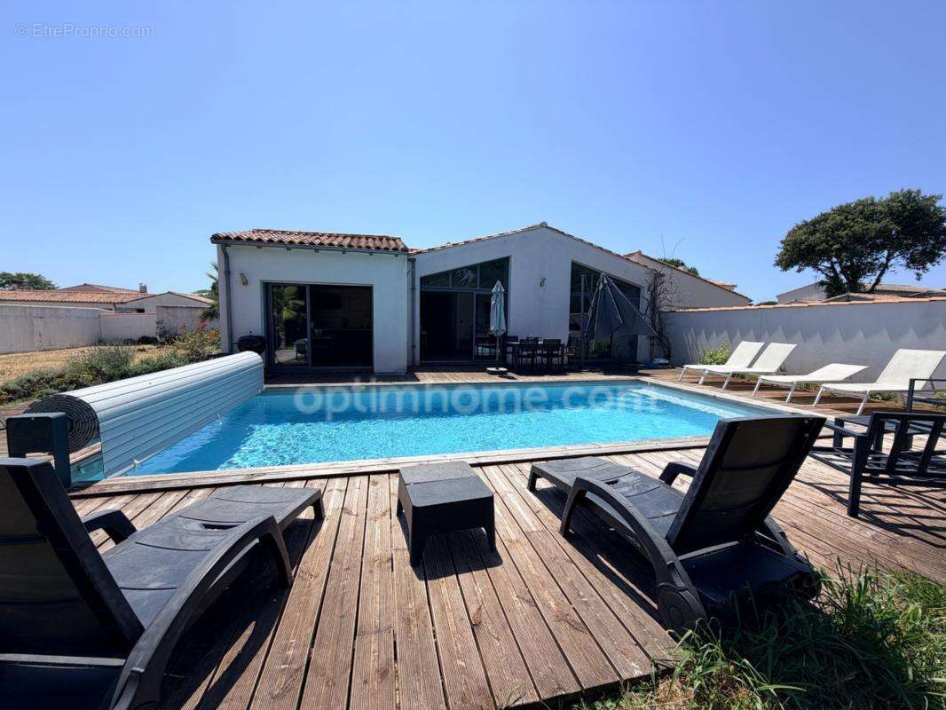 Villa d’architecte de plain-pied – la couarde-sur-mer (plage à pied) - photo 13