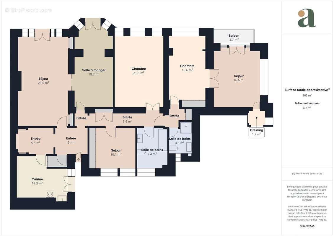 Appartement à PARIS-12E