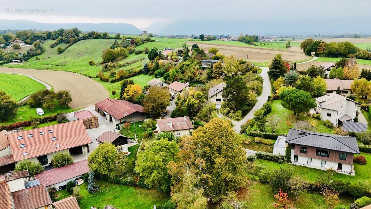 vue drone (6) - Terrain à SAINT-JULIEN-EN-GENEVOIS