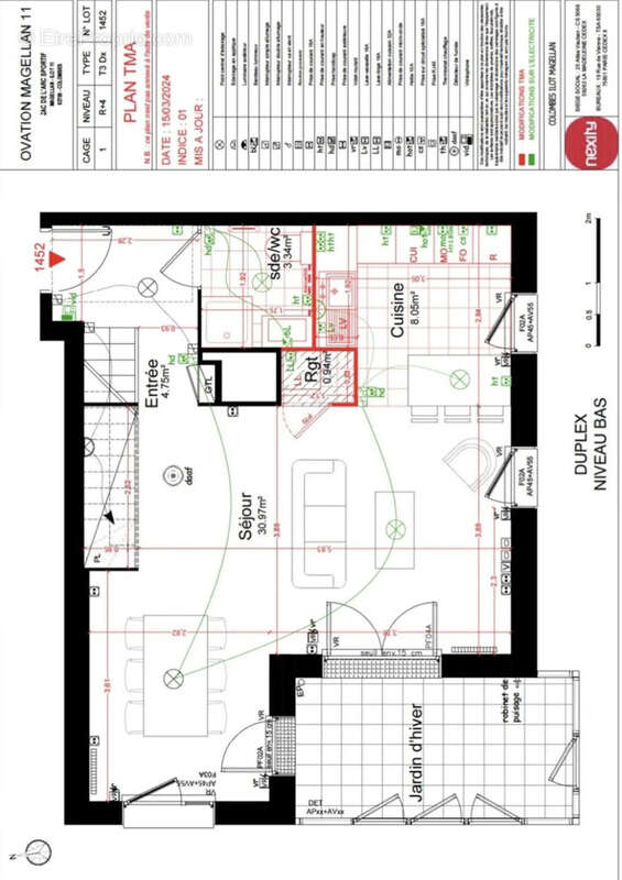 Appartement à COLOMBES