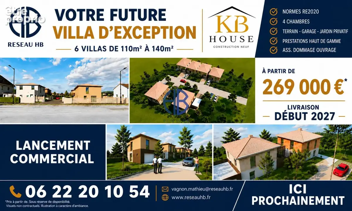 FITILIEU - LES ABRETS EN DAUPHINE - Programme neuf ? 6 maisons RE 2020 ? Livraison Janvier 2027 - photo 7