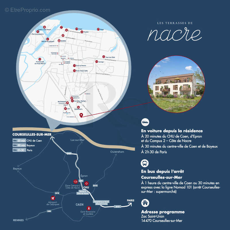 Appartement à COURSEULLES-SUR-MER