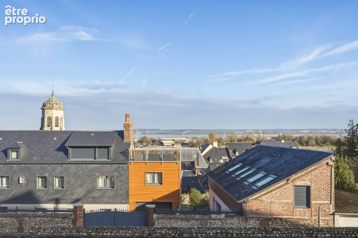 Honfleur   vue panoramique exceptionnelle   appartement t3 entièrement rénové avec parking privatif  - 65.10 m - photo 5