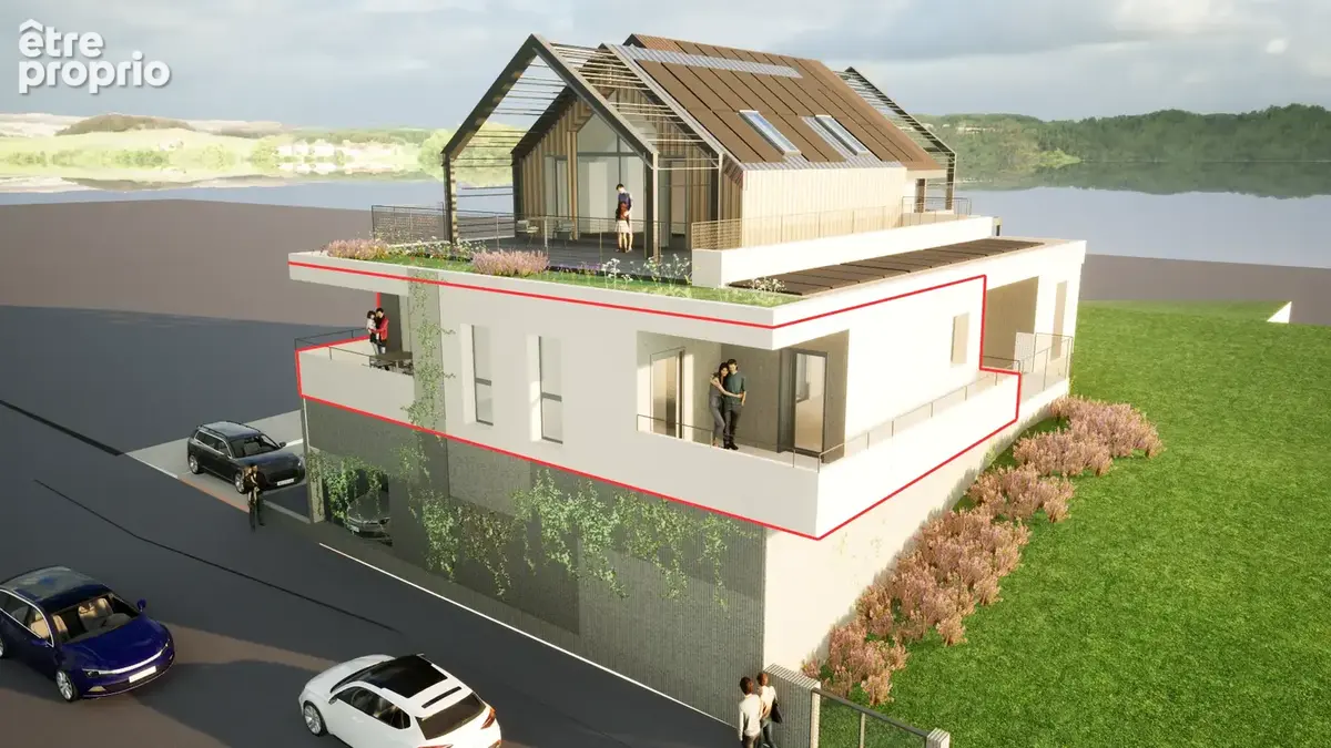 MOUXY - VEFA T4 92,14m2 avec deux terrasses - résidence neuve - photo 3